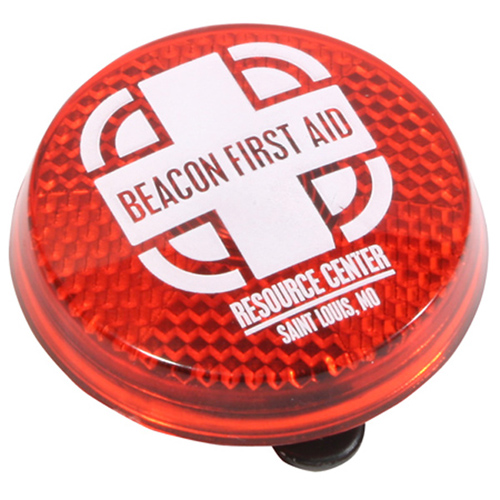 Clip On Safety Light Safety Reflectors 0.74 Ea