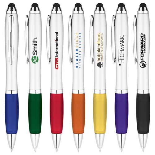 Promotional Curvaceous Ballpoint Stylus Pen