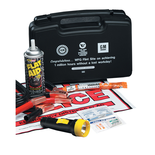 Deluxe Auto Emergency Kit Custom Logo or Message Imprinted