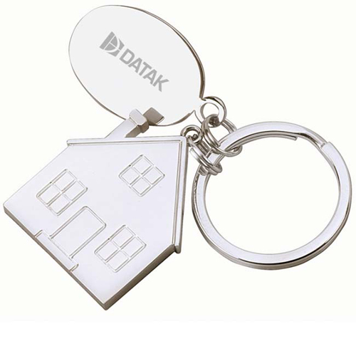 Promotional Custom House Tag Keyholder