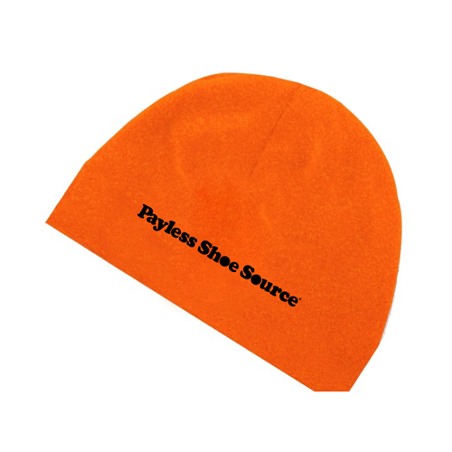 Promotional Orange Fleece Beanie