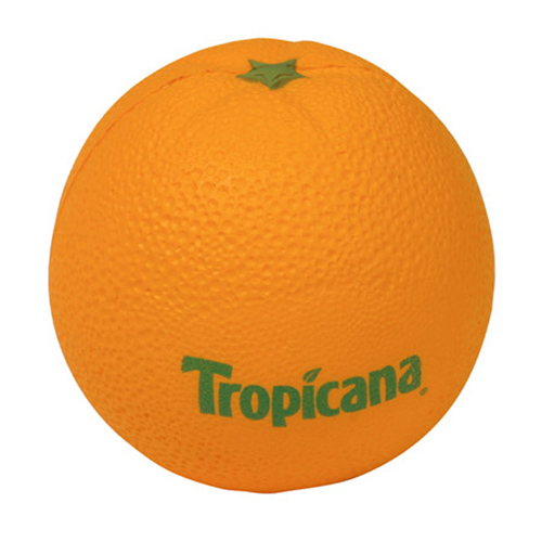 orange stress ball