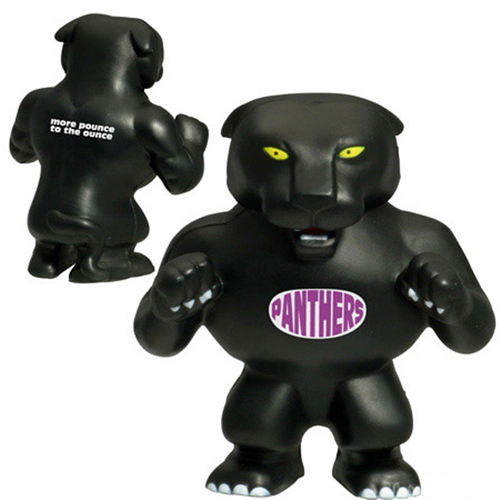 Promotional Panther Mascot Stress Reliever