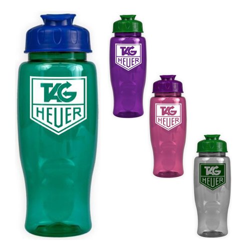 Promotional Poly-Pure with Flip Lid 27oz