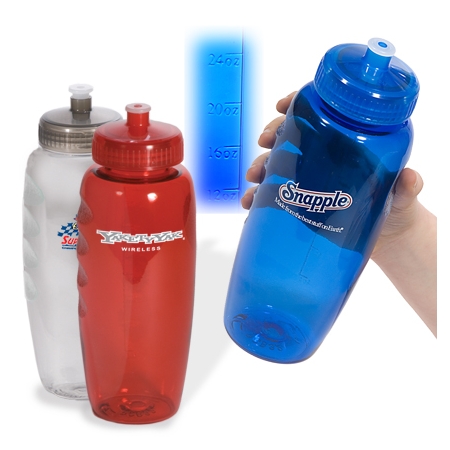 Promotional PolyClear Gripper Sports Bottle
