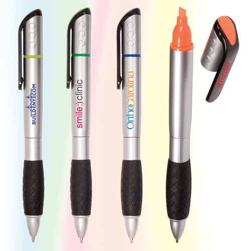 Promotional Silvermine Pen and Highlighter