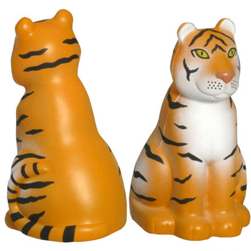 Promotional Sitting Tiger Stress Ball