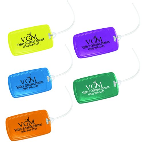 Promotional Traveler Rectangular Luggage Tag