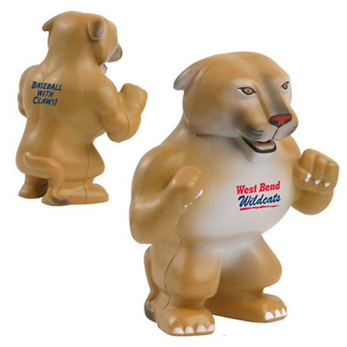 Promotional Wildcat-Cougar Mascot Stress Reliever