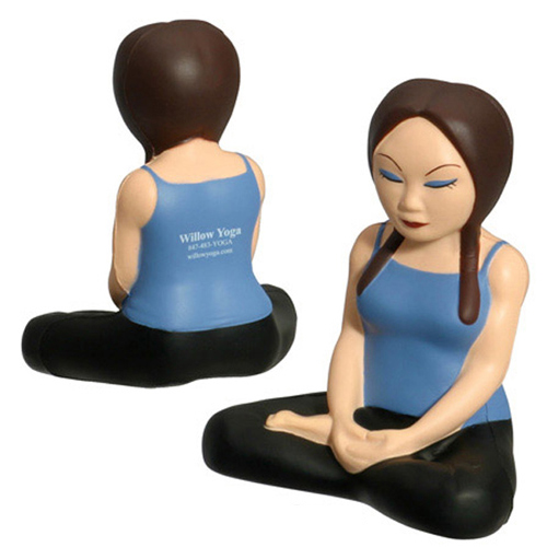 Promotional Yoga Girl Stress Reliever