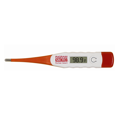 Flexible Digital Thermometer Red