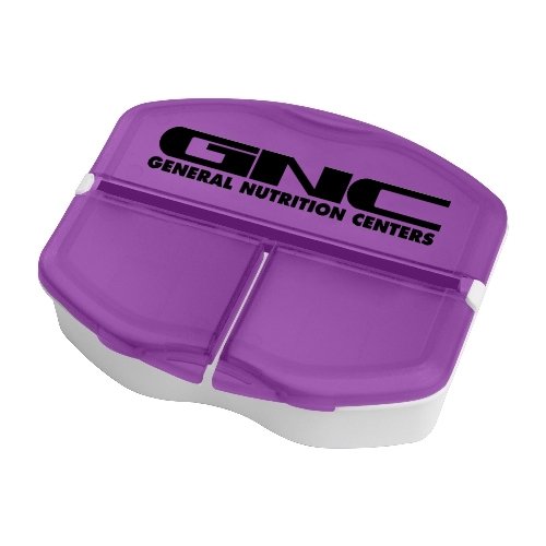 Tri-Minder Pill Box Translucent Purple
