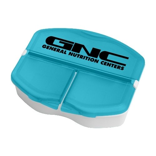 Tri-Minder Pill Box Translucent Aqua