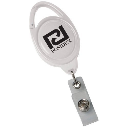 Clip-on Secure-A-Badge™ White