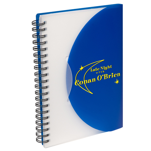 Fold N Close Notebook Translucent Blue