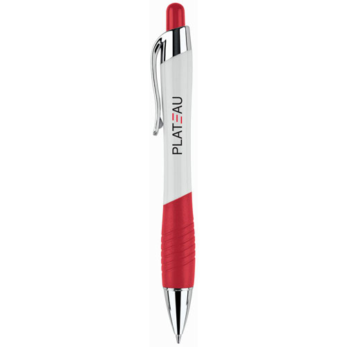 Two Tone Color Curvaceous Ballpoint Red