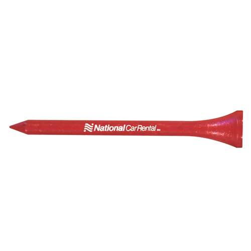 Quality Wooden Golf Tee  Red