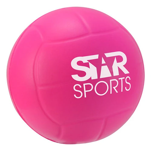 Volleyball Stress Ball Pink
