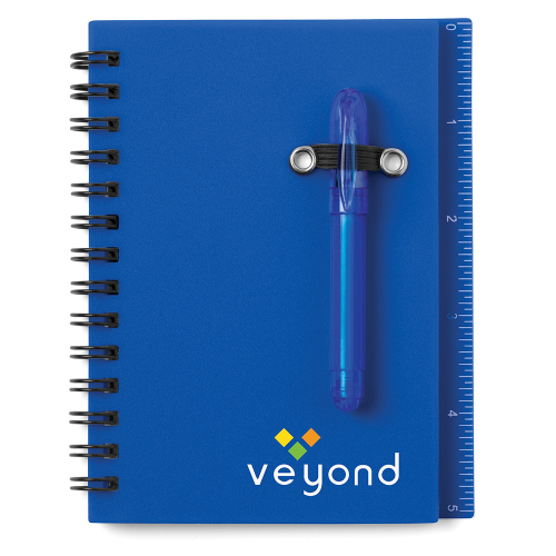 All-in-One Mini Notebook Set Translucent Blue