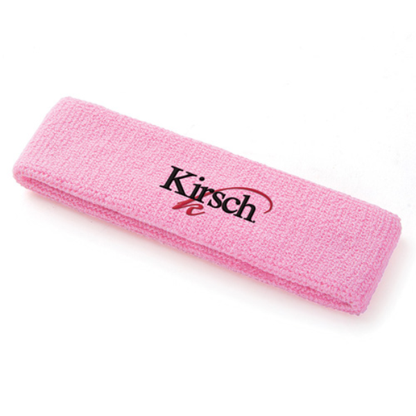 Plush Terry Sport Headband Pink