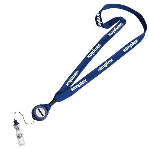 Promotional Shoelace Lanyards with Retractable Badge Reel