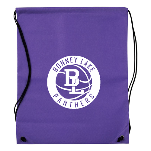 Econo String Backpack Purple