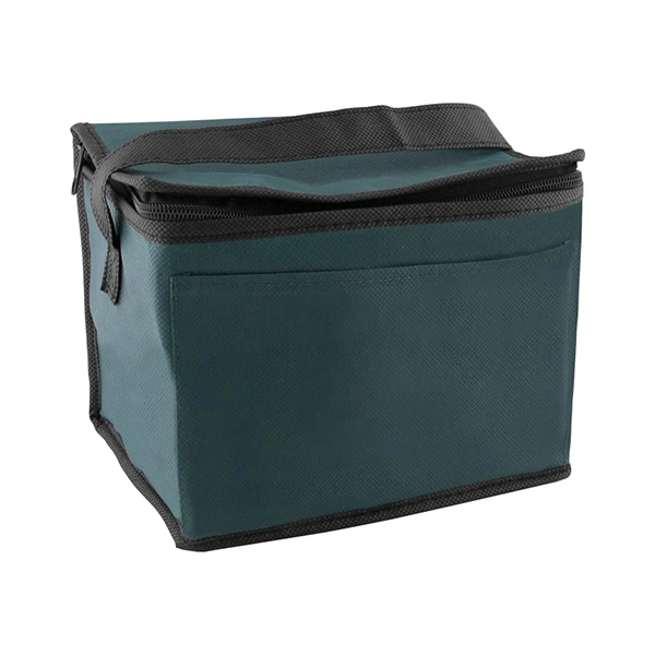 Non-Woven 6 Pack Cooler Bag Green