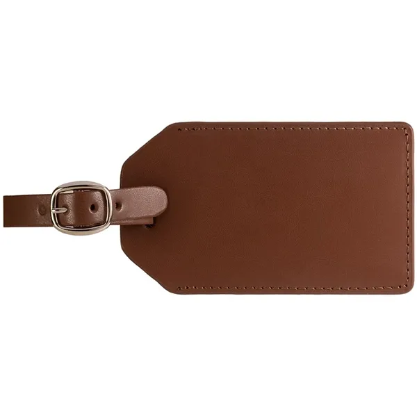 Grand Central Luggage Tag - Cowhide Tan