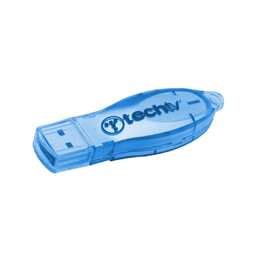 Handy Flash Drive  Translucent Blue
