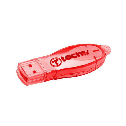 Handy Flash Drive  Translucent Red