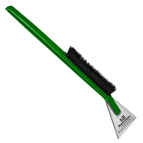 Deluxe Ice Scraper Snowbrush  Clear/Green