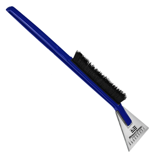 Deluxe Ice Scraper Snowbrush  Clear/Royal Blue