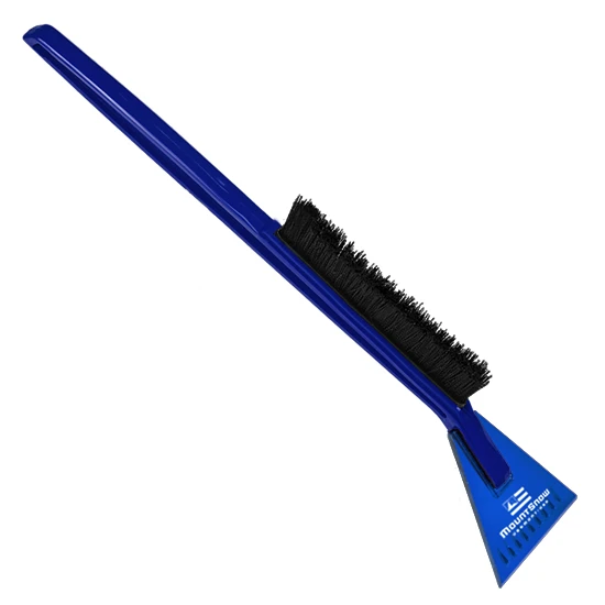 Deluxe Ice Scraper Snowbrush  Translucent Blue/Royal Blue