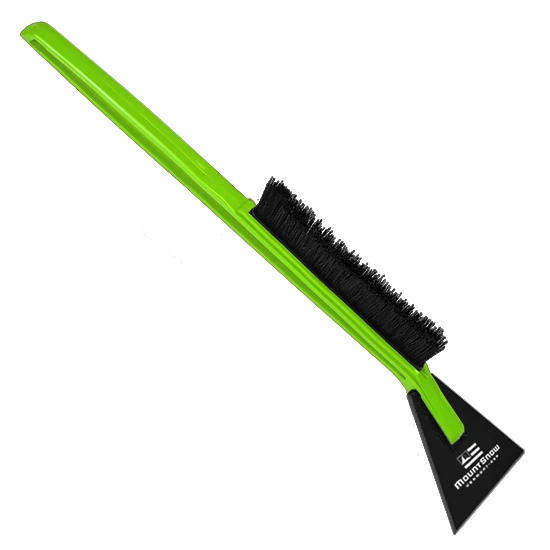 Deluxe Ice Scraper Snowbrush  Black/Lime