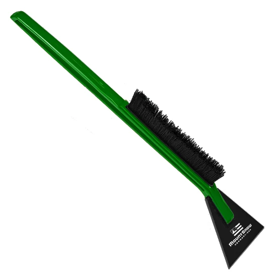 Deluxe Ice Scraper Snowbrush  Black/Green