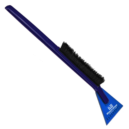 Deluxe Ice Scraper Snowbrush  Translucent Blue/Navy Blue
