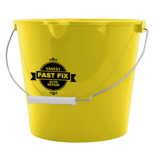 Car Wash Bucket - 7 Quart Yellow
