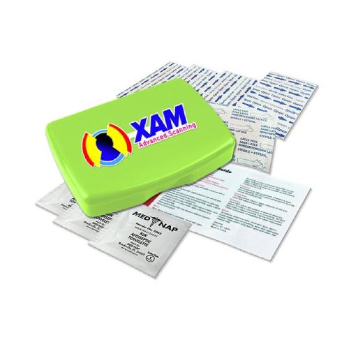 First Aid Kit with Digital Imprint Lime Green
