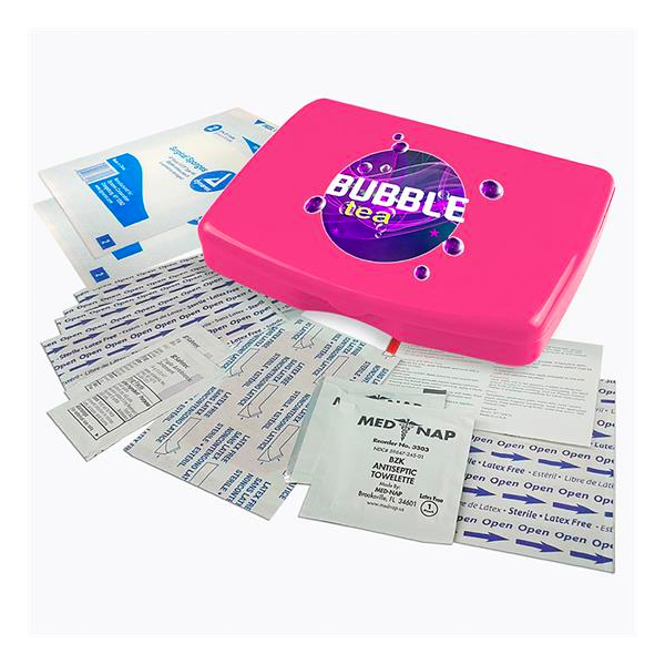 Family First Aid Kit - Digital Imprint Raspberry