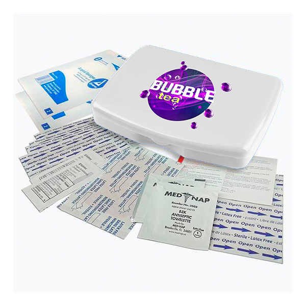 Family First Aid Kit - Digital Imprint White