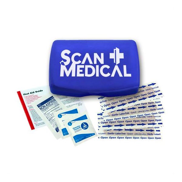 Express First Aid Kit  Translucent Blue