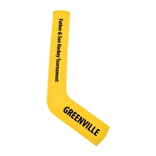 Custom Foam Hockey Stick  Athletic Gold