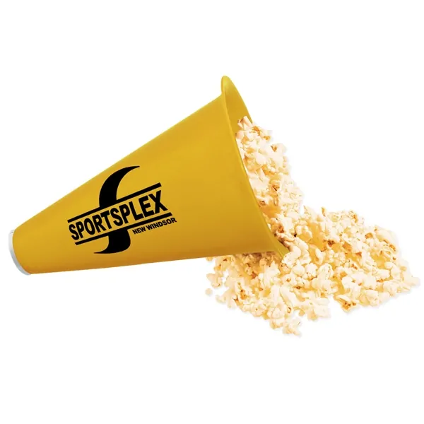 Megaphone with Popcorn Cap Athletic Gold