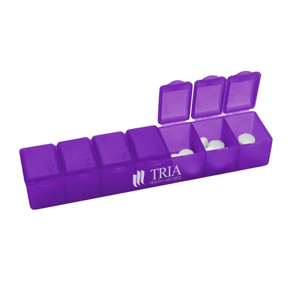 Pillcase-7- Day Translucent Violet