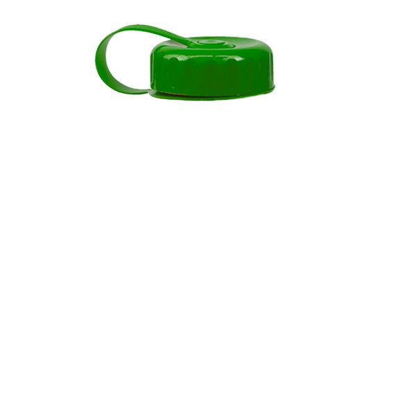 Poly-Pure Bottle -Tethered Lid - BPA free (27 oz.) Green