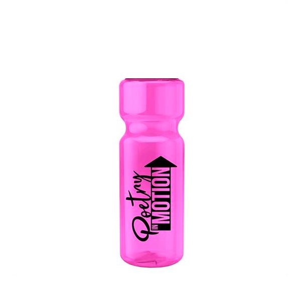 Transparent Custom Color Bottle - 28oz - BPA Free Translucent Pink
