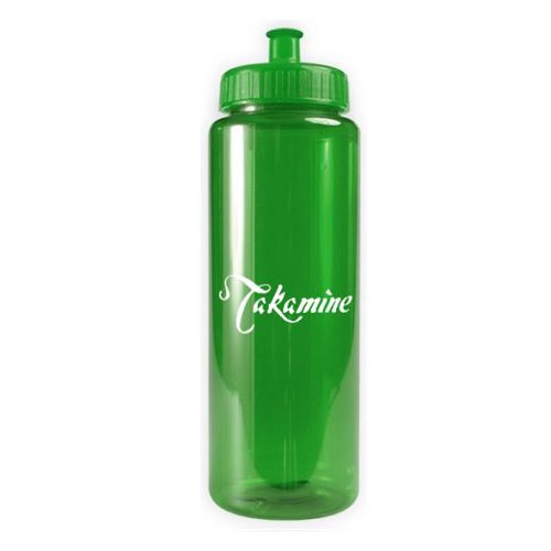 Transparent Color Bottle - 32 oz - BPA Free Translucent Green/Green