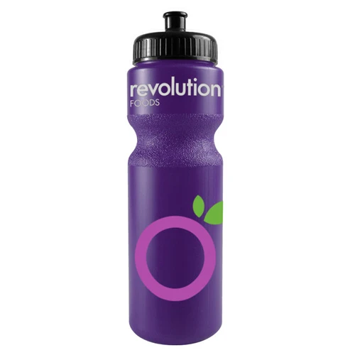 Bike Bottle - Colors - BPA Free (28 oz) Violet/Black