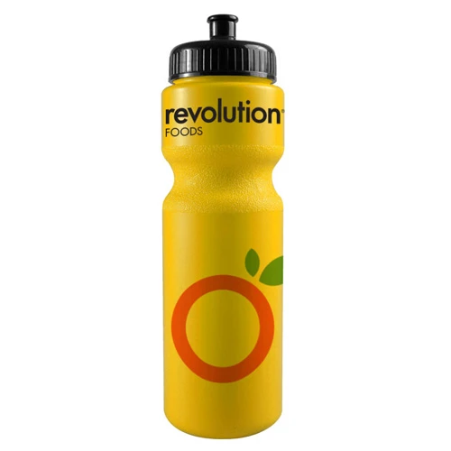 Bike Bottle - Colors - BPA Free (28 oz) Yellow/Black