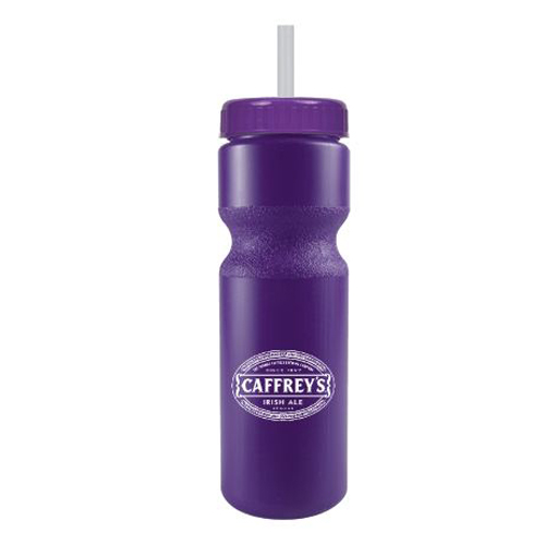 Journey Custom Bike Bottle w/ Straw - BPA Free Violet/Violet